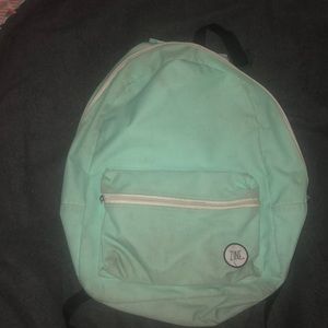 Mint green zine backpack!